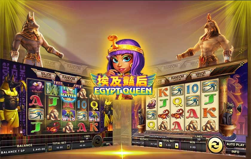 รีวิวเกมสล็อต Egypt Queen ราชินีอียิปต์ จากค่ายเกม SLOTXO