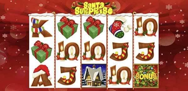 สัญลักษณ์ตัวช่วยพิเศษที่เป็นฟีเจอร์น่าสนใจในเกมสล็อต Santa Surprise