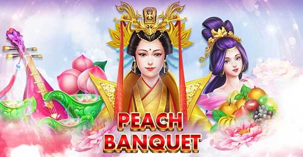 รีวิวเกมสล็อต Peach Banquet จากค่ายเกม SLOTXO เกมสล็อตเล่นง่าย ฟีเจอร์เต็ม