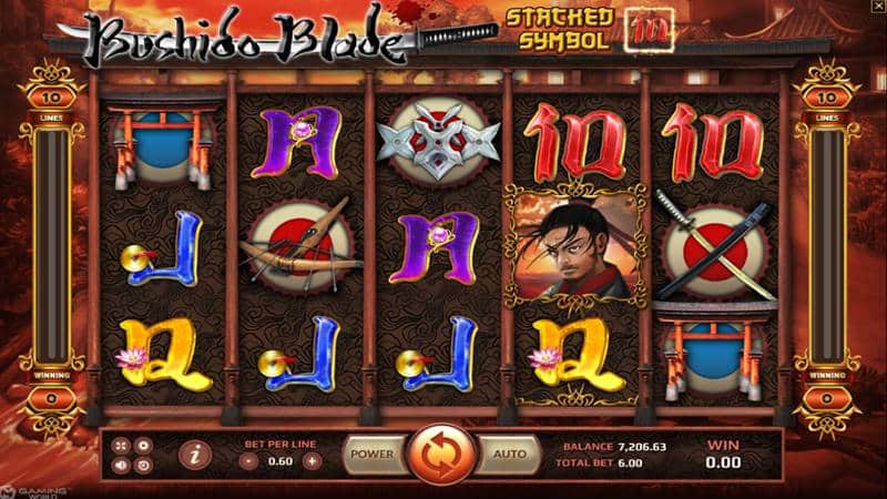 สัญลักษณ์ตัวช่วยพิเศษในเกมสล็อต Bushido blade จากค่ายเกม SLOTXO เกมสล็อตซามูไร